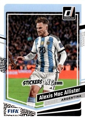 Sticker Alexis Mac Allister - Donruss Soccer 2023-2024
 n. 8 - Panini