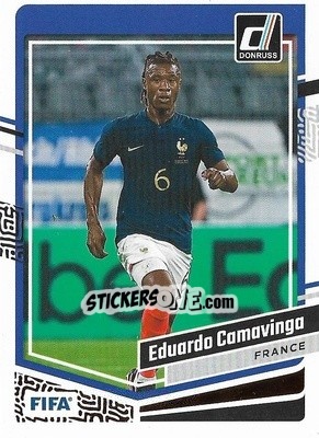 Sticker Eduardo Camavinga - Donruss Soccer 2023-2024
 n. 21 - Panini