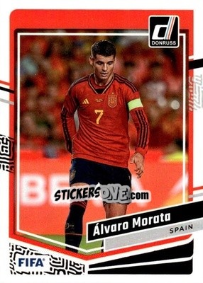 Sticker Alvaro Morata - Donruss Soccer 2023-2024
 n. 56 - Panini