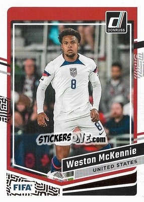 Sticker Weston McKennie - Donruss Soccer 2023-2024
 n. 61 - Panini