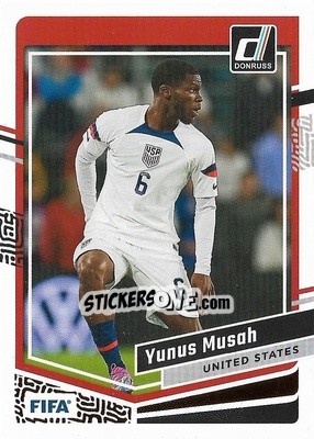 Sticker Yunus Musah - Donruss Soccer 2023-2024
 n. 62 - Panini