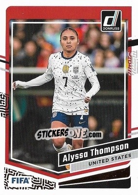 Sticker Alyssa Thompson - Donruss Soccer 2023-2024
 n. 68 - Panini