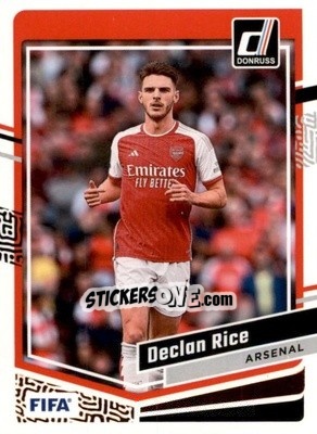 Sticker Declan Rice - Donruss Soccer 2023-2024
 n. 70 - Panini