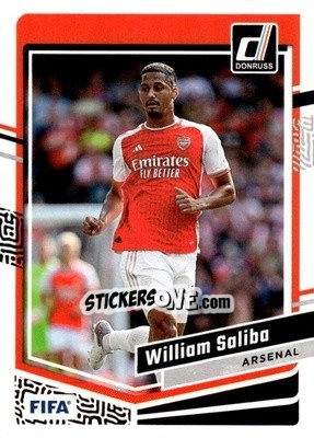 Sticker William Saliba - Donruss Soccer 2023-2024
 n. 73 - Panini