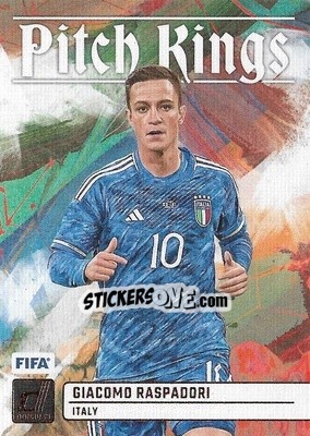 Cromo Giacomo Raspadori - Donruss Soccer 2023-2024
 n. PK24 - Panini