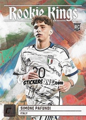 Sticker Simone Pafundi - Donruss Soccer 2023-2024
 n. RK12 - Panini