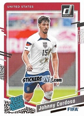 Sticker Johnny Cardoso - Donruss Soccer 2023-2024
 n. 180 - Panini
