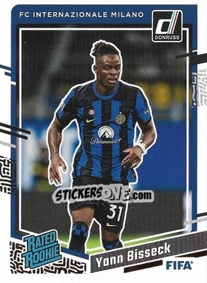 Sticker Yann Bisseck - Donruss Soccer 2023-2024
 n. 185 - Panini