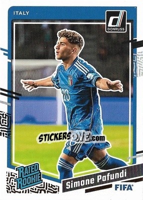 Sticker Simone Pafundi - Donruss Soccer 2023-2024
 n. 198 - Panini