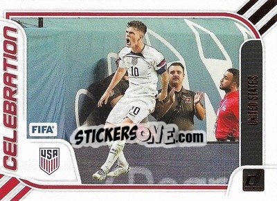 Sticker Christian Pulisic - Donruss Soccer 2023-2024
 n. CEL9 - Panini