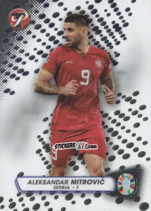 Sticker Aleksandar Mitrovic - Pristine Road to UEFA EURO 2024
 n. 155 - Topps