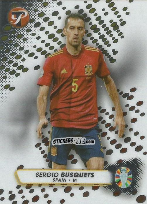 Figurina Sergio Busquets - Pristine Road to UEFA EURO 2024
 n. 164 - Topps