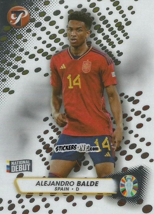 Cromo Alejandro Balde - Pristine Road to UEFA EURO 2024
 n. 166 - Topps