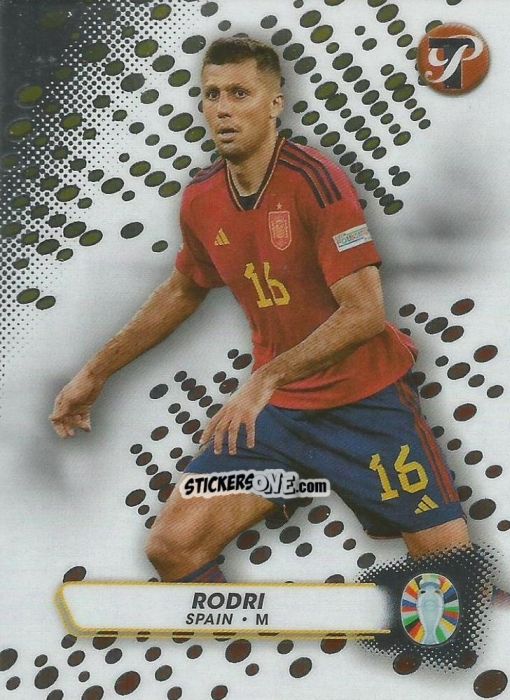 Sticker Rodri - Pristine Road to UEFA EURO 2024
 n. 167 - Topps