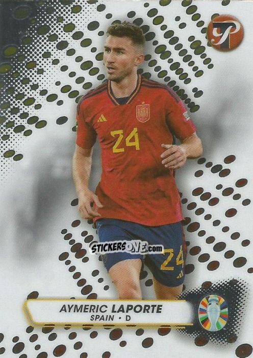 Sticker Aymeric Laporte - Pristine Road to UEFA EURO 2024
 n. 168 - Topps