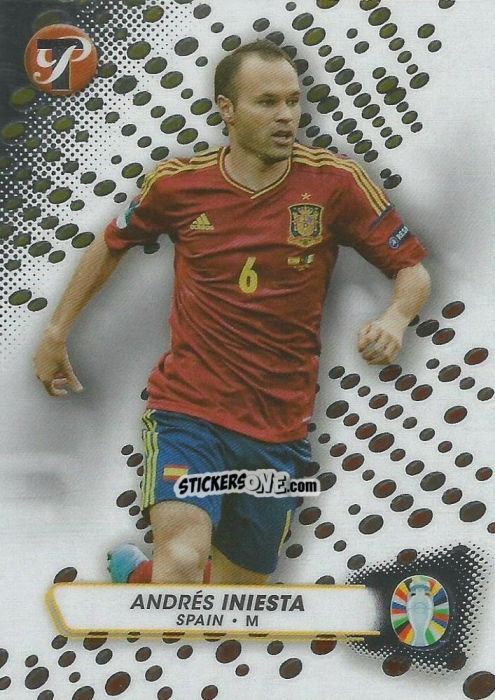 Cromo Andres Iniesta - Pristine Road to UEFA EURO 2024
 n. 170 - Topps