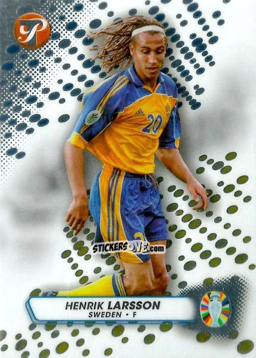 Figurina Henrik Larsson - Pristine Road to UEFA EURO 2024
 n. 181 - Topps