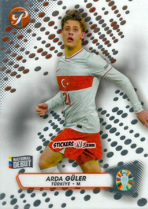 Figurina Arda Guler - Pristine Road to UEFA EURO 2024
 n. 190 - Topps