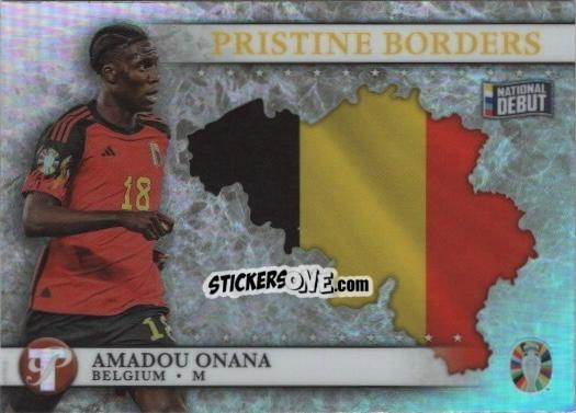 Sticker Amadou Onana - Pristine Road to UEFA EURO 2024
 n. PB-AO - Topps