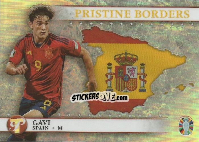Sticker Gavi - Pristine Road to UEFA EURO 2024
 n. PB-GA - Topps