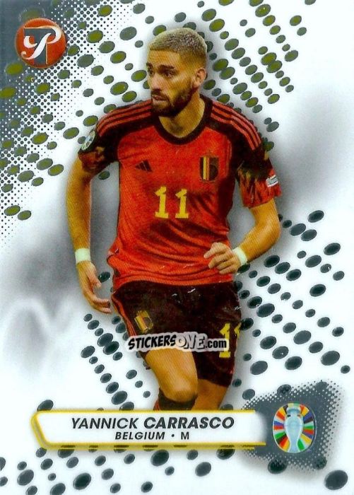 Figurina Yannick Carrasco - Pristine Road to UEFA EURO 2024
 n. 13 - Topps