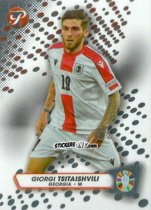 Figurina Giorgi Tsitaishvili - Pristine Road to UEFA EURO 2024
 n. 63 - Topps