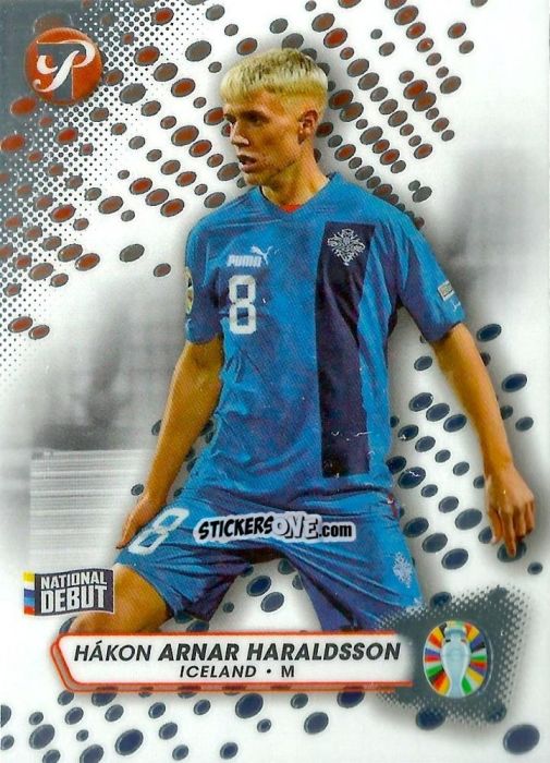 Figurina Hakon Arnar Haraldsson - Pristine Road to UEFA EURO 2024
 n. 98 - Topps
