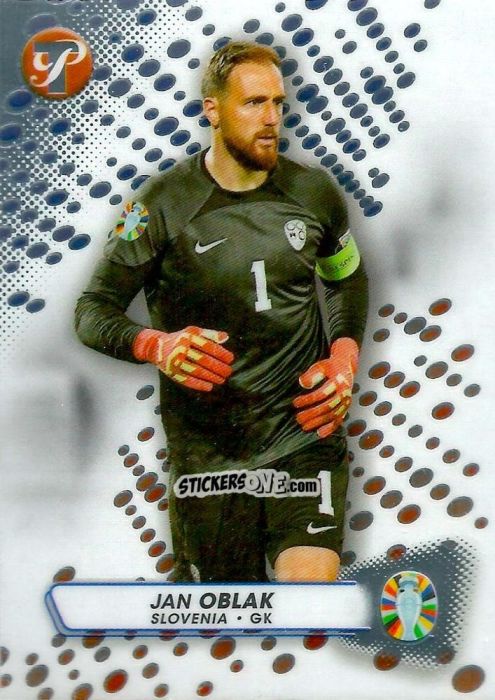 Cromo Jan Oblak - Pristine Road to UEFA EURO 2024
 n. 101 - Topps