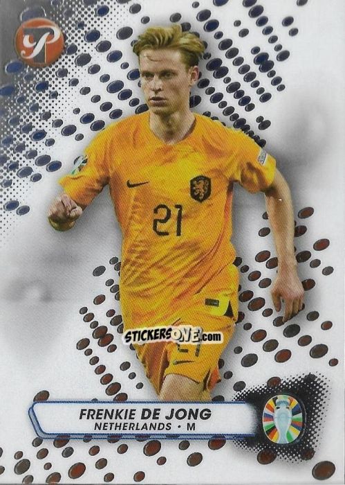 Sticker Frenkie de Jong - Pristine Road to UEFA EURO 2024
 n. 107 - Topps