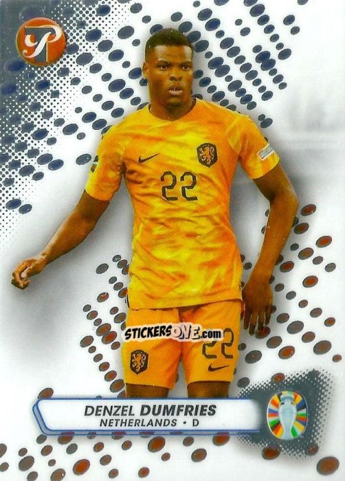 Figurina Denzel Dumfries - Pristine Road to UEFA EURO 2024
 n. 109 - Topps