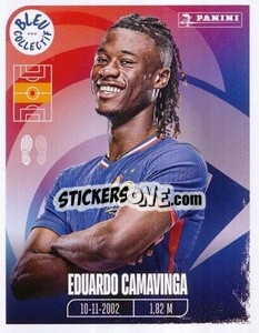 Sticker Eduardo Camavinga - Portrait -  FFF Tournament Edition 2024
 n. 72 - Panini
