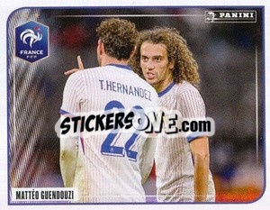 Sticker Mattéo Guendouzi - Action -  FFF Tournament Edition 2024
 n. 83 - Panini