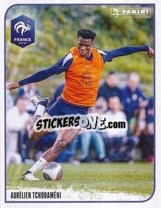 Sticker Aurélien Tchouaméni - Entrainement -  FFF Tournament Edition 2024
 n. 91 - Panini
