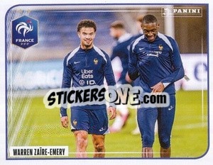 Sticker Warren Zaïre-Emery - Entrainement -  FFF Tournament Edition 2024
 n. 97 - Panini