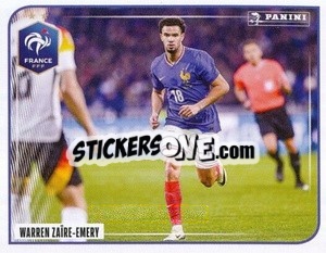 Sticker Warren Zaïre-Emery - Action -  FFF Tournament Edition 2024
 n. 98 - Panini