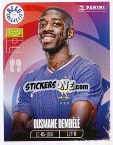 Sticker Ousmane Dembélé - Portrait -  FFF Tournament Edition 2024
 n. 102 - Panini