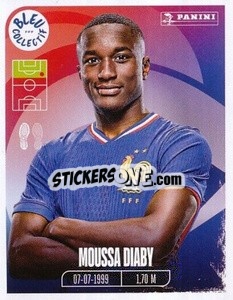 Sticker Moussa Diaby - Portrait -  FFF Tournament Edition 2024
 n. 106 - Panini
