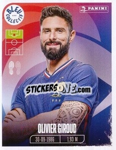 Sticker Olivier Giroud - Portrait -  FFF Tournament Edition 2024
 n. 112 - Panini