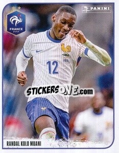 Sticker Randal Kolo Muani - Action -  FFF Tournament Edition 2024
 n. 121 - Panini