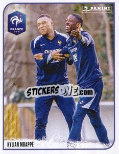 Sticker Kylian Mbappé - Entrainement -  FFF Tournament Edition 2024
 n. 125 - Panini