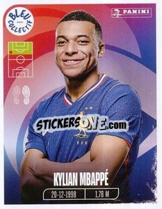 Sticker Kylian Mbappé - Portrait -  FFF Tournament Edition 2024
 n. 126 - Panini