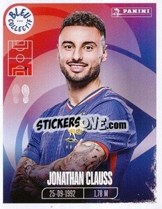 Sticker Jonathan Clauss - Portrait -  FFF Tournament Edition 2024
 n. 32 - Panini