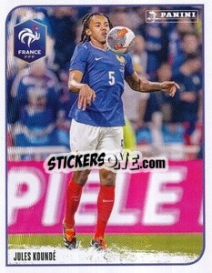 Sticker Jules Koundé - Action -  FFF Tournament Edition 2024
 n. 51 - Panini