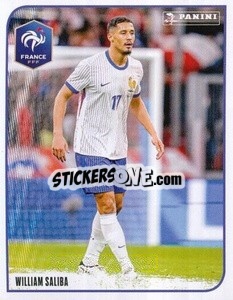 Sticker William Saliba - Match -  FFF Tournament Edition 2024
 n. 61 - Panini