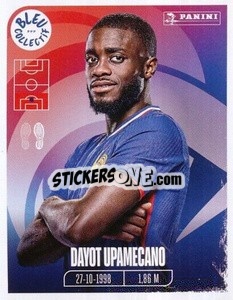Sticker Dayot Upamecano - Portrait -  FFF Tournament Edition 2024
 n. 66 - Panini