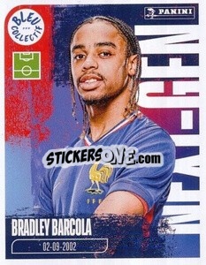 Sticker Bradley Barcola -  FFF Tournament Edition 2024
 n. 154 - Panini