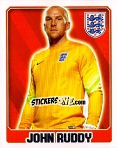 Sticker John Ruddy - England 2014 n. 6 - Topps