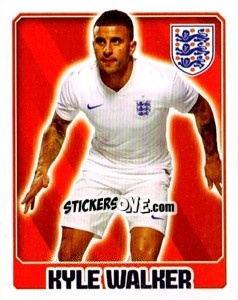 Sticker Kyle Walker - England 2014 n. 15 - Topps