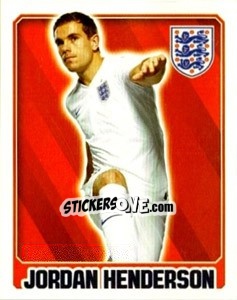 Sticker Jordan Henderson - England 2014 n. 18 - Topps