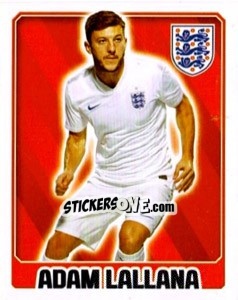Sticker Adam Lallana - England 2014 n. 19 - Topps